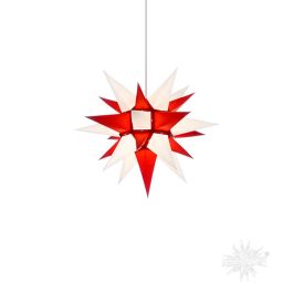Herrnhuter Stern weiß-rot ca. 40 cm online bestellen