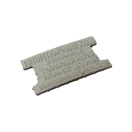 Textplatte fuer Holzstempel (190x50 mm (10 Zeilen)) main image 0
