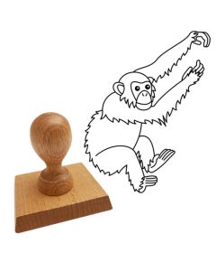 Ausmalstempel Affe 65 x 85 mm  