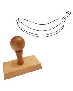 Ausmalstempel Banane 90 x 45 mm  