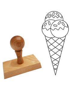 Ausmalstempel Eis 45 x 90 mm  