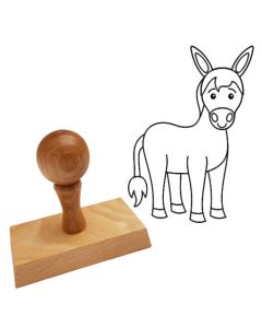 Ausmalstempel Eselchen 50 x 65 mm  