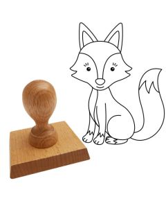 Ausmalstempel Fuchs 65 x 85 mm  