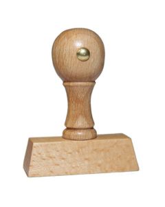 Buchstabenstempel aus Holz  