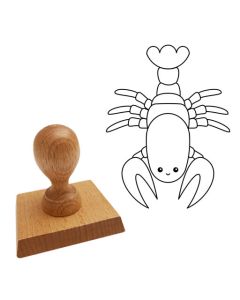 Ausmalstempel Hummer - 65 x 85 mm  