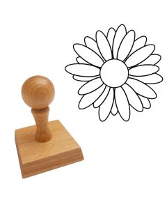 Ausmalstempel Margerite 60x60 mm  