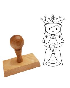 Ausmalstempel Prinzessin 1 - 45 x 90 mm  