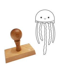 Ausmalstempel Qualle - 45 x 90 mm  