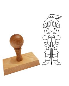 Ausmalstempel Ritter 45 x 90 mm  