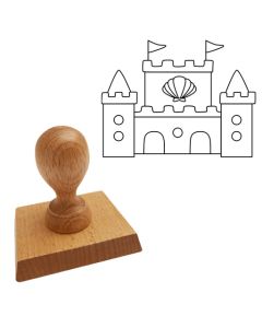 Ausmalstempel Sandburg 65 x 85 mm  