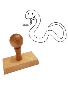 Ausmalstempel Schlange 60 x 60 mm  