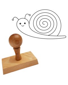 Ausmalstempel Schnecke 90 x 50 mm  