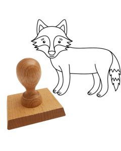 Ausmalstempel Wolf 85 x 65 mm  
